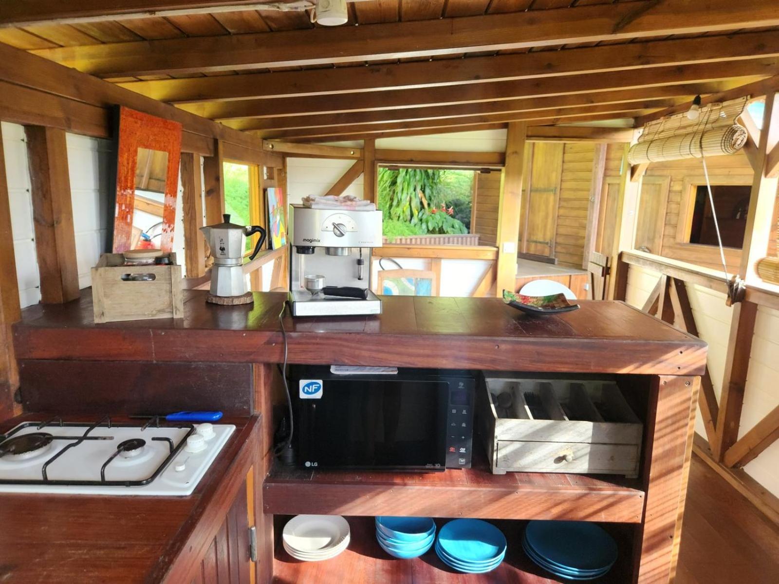 Les Bananes Vertes Ecolodges サン・クロード エクステリア 写真